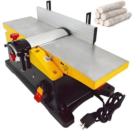 Feiphla Cepilladora De Sobremesa, Cepilladora EléCtrica Multifuncional De Escritorio para CarpinteríA, 12000 RPM para Corte De Madera De Gran Espesor Planer
