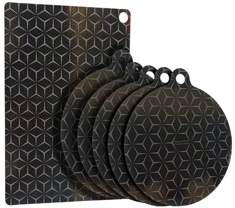 MoreCore Induktionsschutzmatte Herdabdeckplatte Kochfeld Abdeckung (6 STK) | Robuste Silikonmatte schützt Induktionskochfelder vor Kratzern, Verschüttungen und Hitze. Erhältlich im 6-teiligen Set.