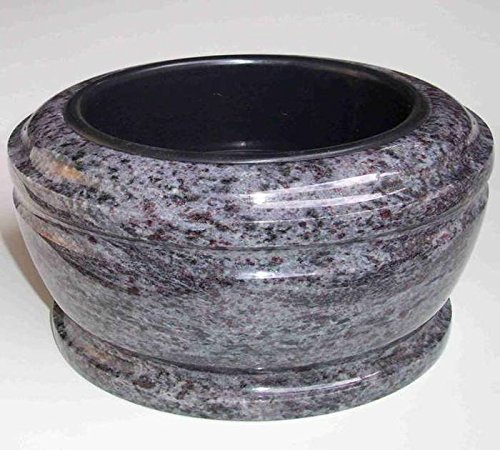 designgrab Grand bol funéraire en granit bleu Orion et bleu vizac Ø 50 cm