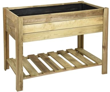 Faura - Huerto Urbano de Madera - Rectangular