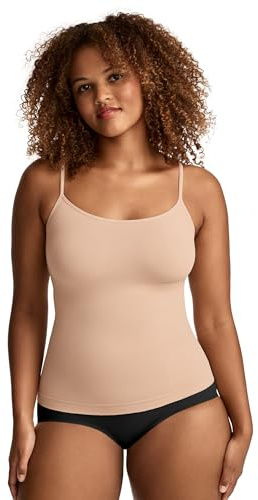 Jockey Women's Shapewear Skimmies Core Body Smoothing Seamfree Cami, Light, L