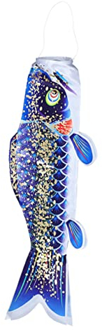 Milisten Japanischer Karpfen Windsack Für Außenbereich Strapazierfähig Fisch-windsack Dekorative Hängeflagge Leichte Stoffkonstruktion Für Garten Und Terrasse