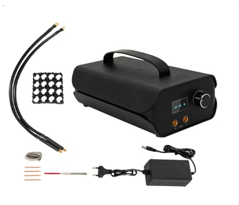 Poste à souder par points pour batteries, 1-120 W, 2 condensateurs Farad 2,7 V 3000F, appareils de soudage 0 ~ 75 ℃ 0,2 mm (nickel pur), 0,1-0,3 mm (nickelé), 0,4 mm (acier inoxydable)