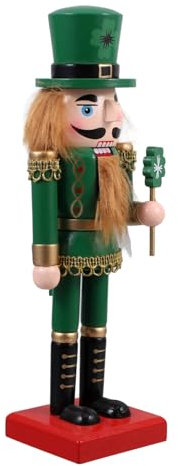 COSMEVIVI Ornement De Noël Nutcracker Adorable Bois De Décoration Chic pour Maison Et Bureau Accessoire Festif Élégant pour Fêter Noël