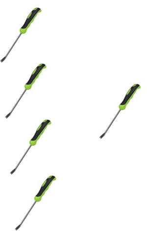 NUOBESTY 5 Piezas Herramientas de deshierbe escardador Herramienta de eliminación de Hierba Herramientas Jardin Herramientas de Jardin Extractor de Malas Hierbas Pala quitahierbas Caucho