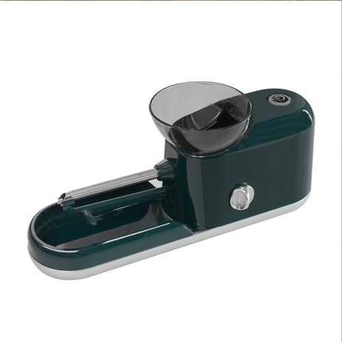 VDLLQYN, Máquina de llenado de Cigarrillos portátil, Adecuada for Pipas de tamaño 6,5/8,0 mm ，Enrollador eléctrico de Cigarrillos(Green)