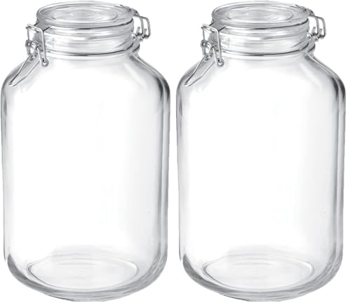 Bormioli Rocco - Vorratsglas Fido Vaso - 4l Durchsichtig 1 - confezione (Packung mit 2)