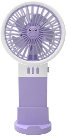 Zunishaone Ventilador Portátil De Mano - Pequeño, Bonito y Potente Abanico Personal,Dispositivo de Enfriamiento para Viajes Playa Camping Deporte Oficinas