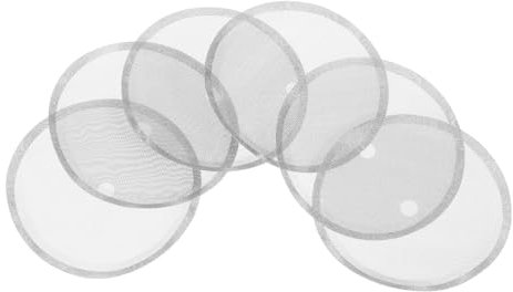 CIYODO 6 Pièces Filtre à Café Réutilisable Acier Inoxydable pour Cafetières Piston Écran pour Espresso Remplacement Compatible Machines à Café