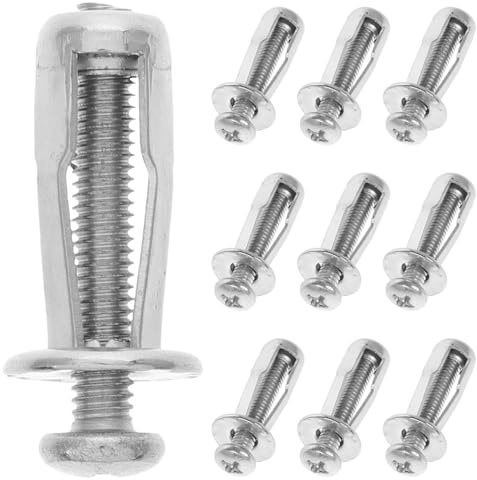 MUELODSIC Tuercas de Pétalo Tornillos de Expansión M4 X 25 50 Unidades Pernos Totalmente Roscados de Acero al Carbono para Anclajes Concreto Paneles de Yeso y Ladrillo Kit de Fijación