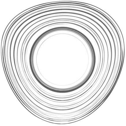 vienberg 6er Set Glas-Untertassen (Ø 12 cm) – Vielseitige Glasuntersetzer für Teegläser & Kaffeetassen – Made in Europe & Bleifrei – kleine Dessertteller, Dipschalen oder für Snacks nutzbar