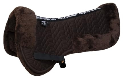 Engel Reitsport | SAKIS2 | Sattelkissen mit echtem Merino Lammfell | mit Fellrand vorne und hinten |