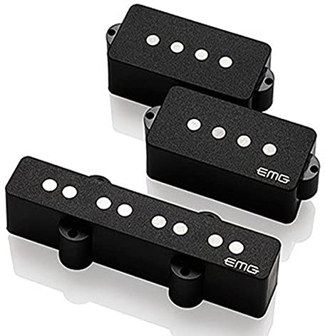 EMG Geezer Butler Signature PJ Bass Guitar Pickup Set, EM943620