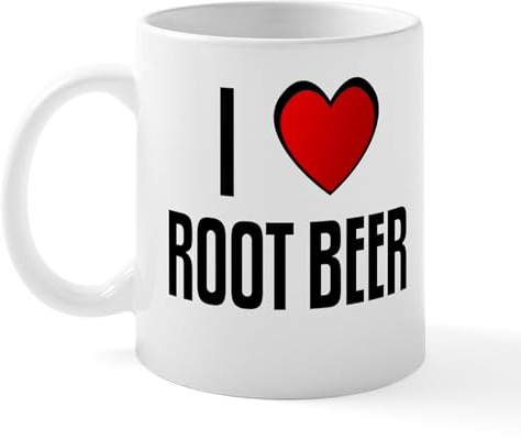 CafePress I Love Root Beer Mug 11 oz (325 ml) Ceramic Coffee Mug