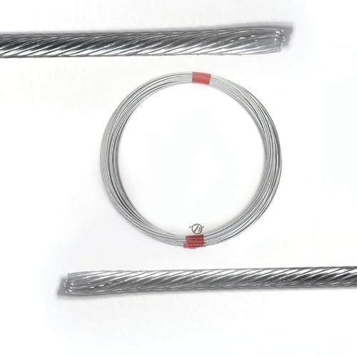 Matijardin - Câble souple, corde à piano. Diamètre : 2,5 mm. Rouleau 25 m