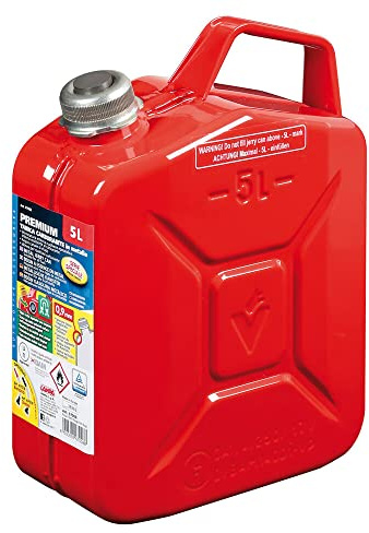 LAMPA 67008 Bidón de combustible 5L Gasolina Gasóleo Gasolina (91) sin plomo Rojo