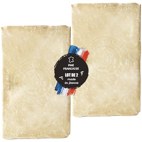 Savon au lait de chèvre frais Bio - Fabrication Française - Peaux ultra sensible type eczémas, psoriasis ou acné - Lot de 2 (2x100g)