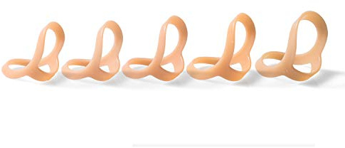 Oval 8® Finger Splints Fingerschiene Fingerbandage 5er Combo | Größenauswahl (Set 3 (Größe 8,9,10,11,12))