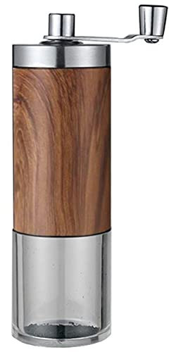 Macinacaffè Manuale, Macinacaffè a Mano in Acciaio Inossidabile Piccolo per Uso Domestico, Portatile Macina caffè per Macinare Chicchi di caffè, Cereali, Spezie