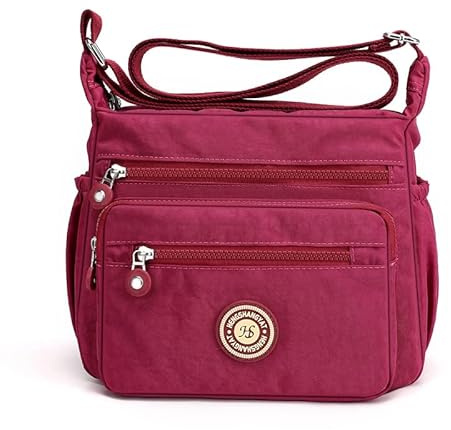 Simcat Crossbody-Tasche mit mehreren Taschen, Umhängetasche, Damen-Umhängetasche, Messenger-Tasche, Nylon, wasserdicht, für Damen, Mutter, groß