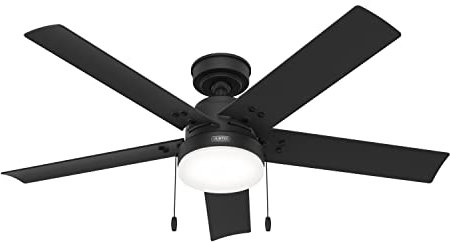 Hunter Fan Company 51681 Sea Point Ceiling Fan, Matt Black