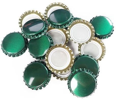 Rothko & Frost Yellow Crown Bottle Caps - 26mm, Pack of 250