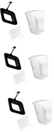 Parliky 3 Stücke Fisch Feeder Aquarium Feeder Station Schwimmende Food Dispenser Wasser Anlage Auftrieb Kreis Fütterung Tasse