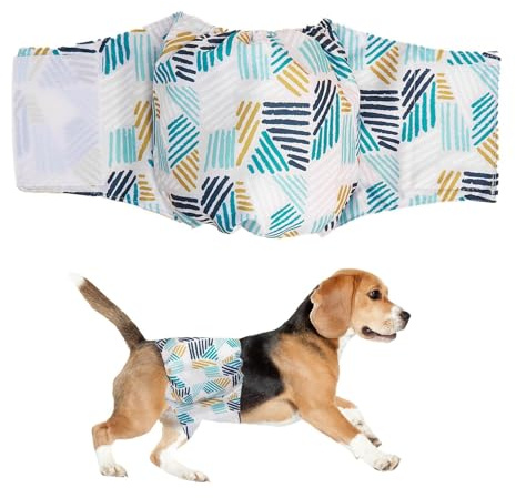 Pañales para Mascotas,Pañales para Perros,Envoltura Suave para Perros machos | Pañales Lavables para Perros, pañales Transpirables para Perros para el período de Calor del Perrito, pañales