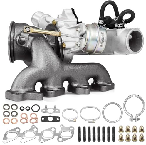 667-203 1.4L Turbocharger with Complete Gaskets & Repair kits Compatible with Chevy 2011-2015 Cruze, 2012-2020 Sonic, 2015-2021 Trax, 2013-2021 Buick Encore 1.4L L4, Replace# 55565353 GT1446