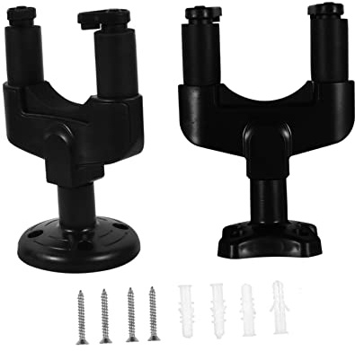 HAMPPLIES 2satz Gitarrenhaken Gitarrenaufhänger Gitarrenständer Gitarrenhalter Gitarrenwandhaken Akustik Gitarren Wandmontage mit Schrauben Included