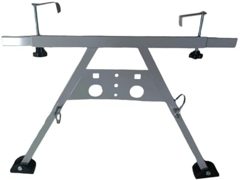 Dachleiter Stabilisator System - Verstellbare Standfußhalterung Leiter, Robuste Auflagebasis | Rutschfeste Leiterstütze Dach, Tragfähige Fußstütze Halterung für Anlegeleitern Klappleitern Heimgebrauch