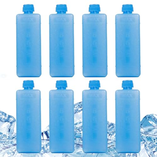 Bolsas De Hielo Para Portátil Accesorios Congeladores | Enfriamiento 8 Unidades para Cocina Hogar Viajes Acampadas Deportes Playa