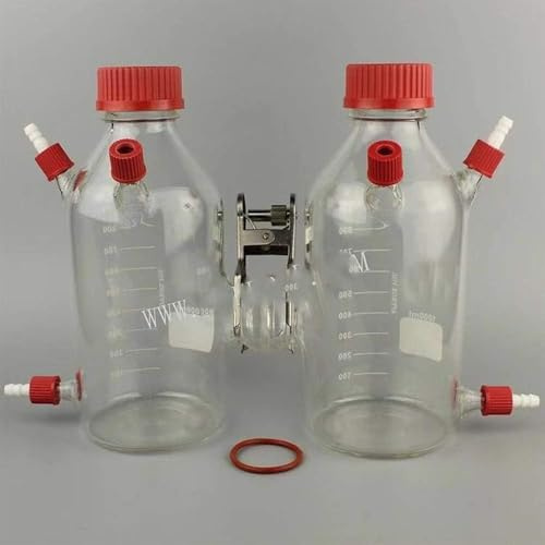 Scatola elettrochimica chimica microbica for reattore MEC di tipo III da 1 pezzo 500 ml - Vetro borosilicato