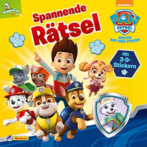 PAW Patrol: Spannende Rätsel: Mit 3-D-Stickern