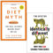 Professor Tim Spector 2 Books Collection Set (The Diet Myth & Identically Different)