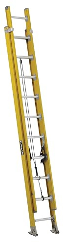 Louisville Ladder 16-foot Fiberglass Extension Ladder, 375-Pound Load Capacity, Type IAA, FE4220HD