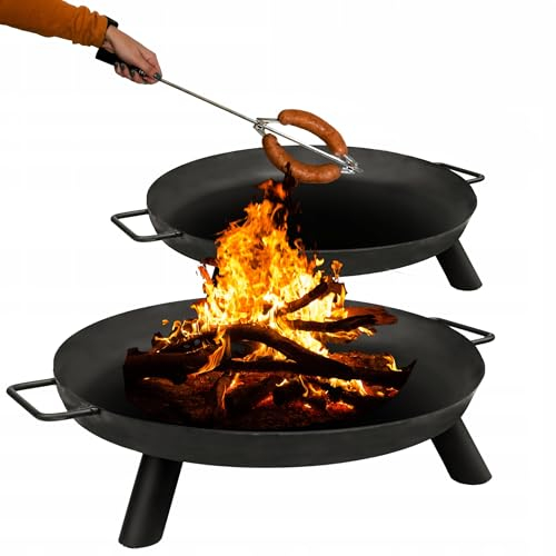 Feuerschalen (Schwarz, 60cm)