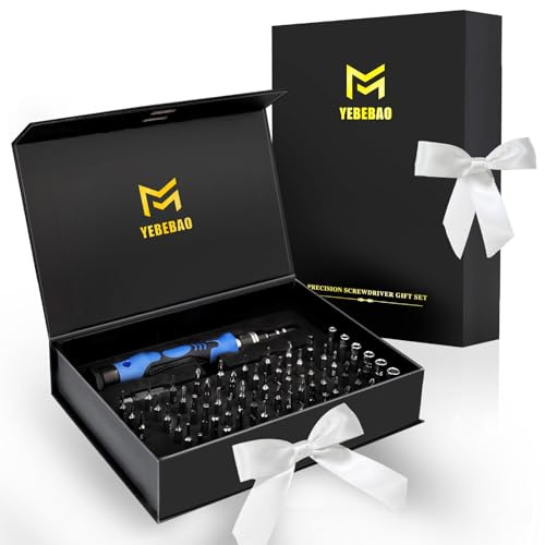 Yebebao Birthday Gifts for Men, Mens Gifts for Him Dad, Multi Tool Gadgets for Men, Presents for Dad, Fathers Day Presents, Precision Screwdriver Set