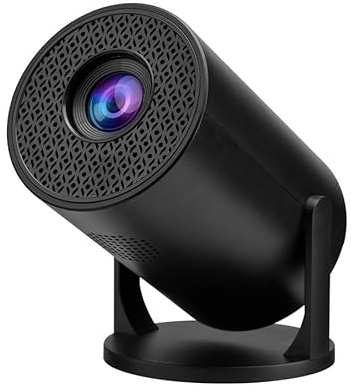 Mini Projector with WiFi & Bluetooth, 1080P Portable Movie Projector, 270° Adjustable Stand, Ceiling Mount Compatible, Compatible with Phone/TV Stick/PC/Console