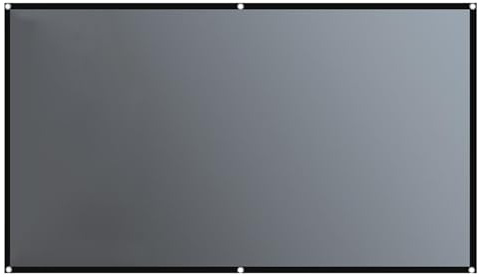 Tessuto per schermo di Proiezione – Materiale resistente alle Pieghe e al Rapporto di aspetto Sedici Nuovo, schermi per videoproiettori portatili K HD per un'immagine chiara | Dimensione di