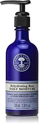 Neal's Yard Remedies Rehydrating Rose Daily Moisture, Nourishing Face Moisturiser, For Normal & Dry Skin, Vegan & Cruelty-Free, 100ml