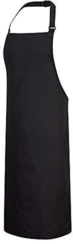 Portwest Polyester/Baumwoll Latzschürze, Größe: Einheitsgröße, Farbe: Schwarz, S841BKR