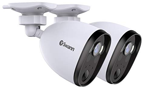 Swann Security Spotlight Motion Security Camera with 2-Way Audio - Twin Pack