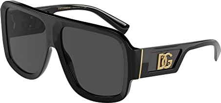 Dolce&Gabbana 0DG4401 58 501/87 Sonnenbrille, Unisex, Erwachsene, mehrfarbig (mehrfarbig), Einheitsgröße