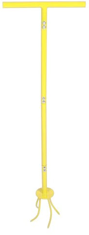 Attrezzo per Artigli Giardino con Barra a Rotazione Coltivatore per Artigli Giardino in Acciaio Inossidabile Barra a Mano Manuale Coltivatore a Barra con Manico Lungo