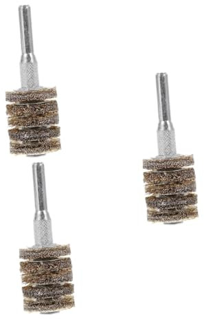 COSMEVIVI 3pcs Electric Wire Brush for Drill Wire Brush for Rust Removal Drill Attachments