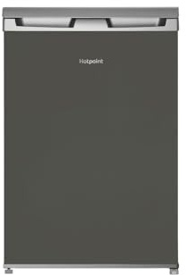 Hotpoint 128 Litre Freestanding Under Counter Larder Fridge | Low Frost Easy Defrosting | Fresh Space Storage Drawer | LED Interior Light | Adjustable Shelves | Reversible Door | 84×54×59 cm White