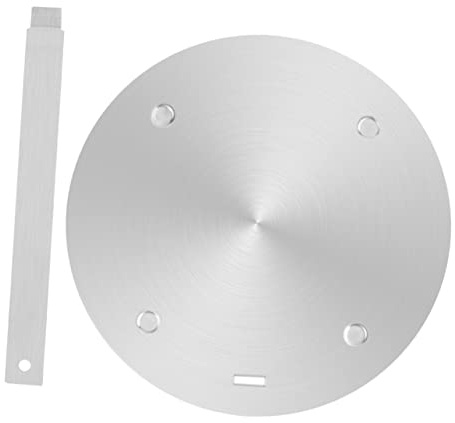 ZUNOXAZ Plaque Diffuseur de Chaleur Acier Inoxydable pour Cuisson Induction et Gaz Disque Adaptateur Répartiteur Thermique pour Poêles et Casseroles Accessoire Cuisine Pratique
