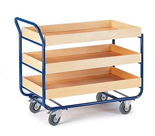 Rollcart Tischwagen 80 mm Randhöhe, 06-7136