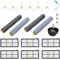 JoyBros Ersatzteile für iRobot Roomba 800 880 900 980 981 960 966 971 976 871 895 6X Filter HEPA 6X Seitenbürsten 4X Hauptbürsten1X Vorderrad Zubehör(17-Pack)